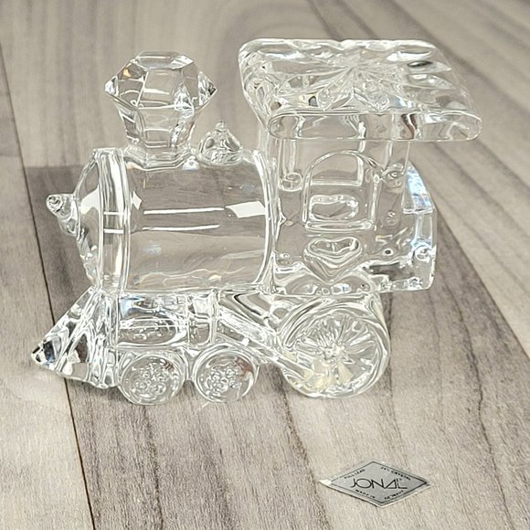 Jonal Other - Jonal Full Lead Crystal Art Glass Train Paperweight Figurine Approx. 3.5"